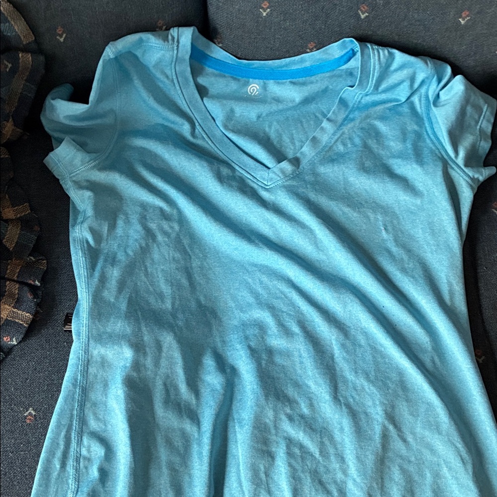 Champion Light Blue Crew Neck Tee